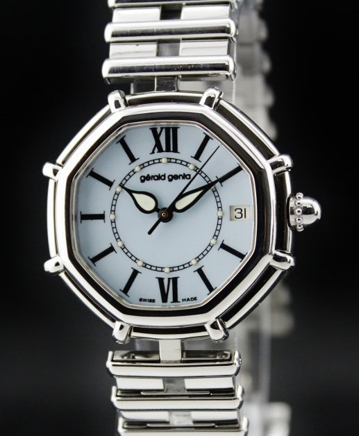 (image for) A GERALD GENTA AUTOMATIC STAINLESS STEEL